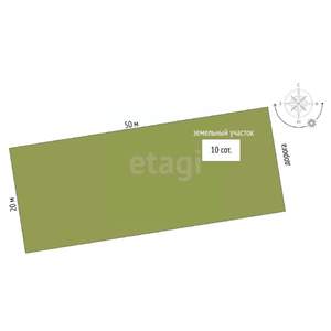 Дом 105м², 1-этажный, участок 10 сот.