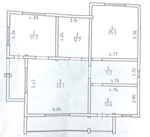 Дом 207м², 2-этажный, участок 17 сот.