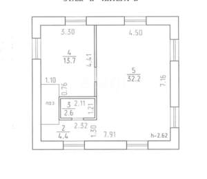 Дом 109м&sup2;, 2-этажный, участок 7 сот.  