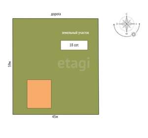Дом 255м², 2-этажный, участок 18 сот.  