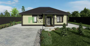 Дом 80м², 1-этажный, участок 10 сот.  