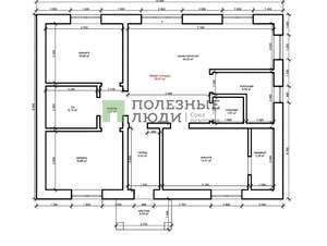 Дом 90м², 1-этажный, участок 10 сот.  