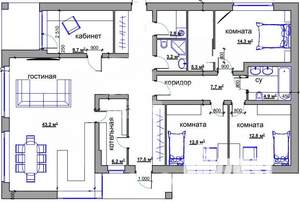 Коттедж 140м², 1-этажный, участок 10 сот.  