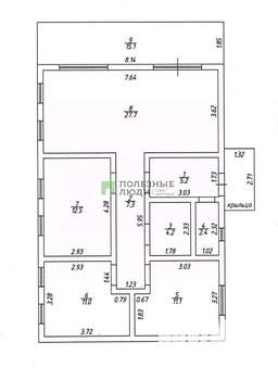 Дом 104м², 1-этажный, участок 10 сот.  