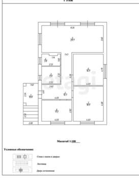 Дом 117м², 1-этажный, участок 10 сот.  