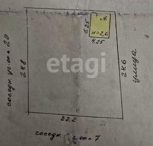 Дом 56м², 2-этажный, участок 5 сот.  