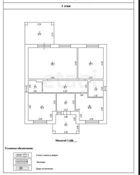 Дом 125м², 1-этажный, участок 10 сот.  