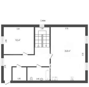 Дом 97м², 2-этажный, участок 4 сот.  