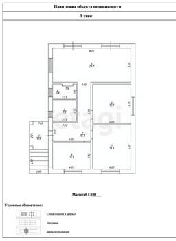 Дом 117м², 1-этажный, участок 10 сот.  