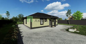 Дом 80м², 1-этажный, участок 10 сот.  