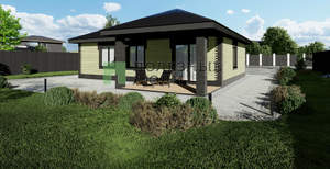 Дом 80м², 1-этажный, участок 10 сот.  