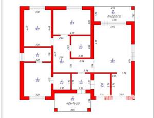 Коттедж 130м², 1-этажный, участок 10 сот.  