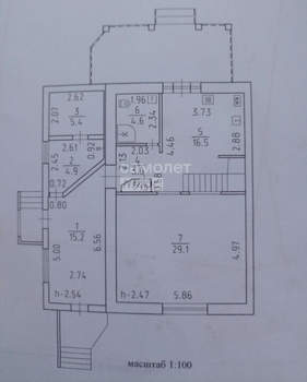 Дом 178м², 2-этажный, участок 6 сот.  