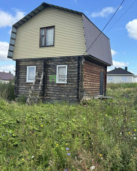 Дом 55м², 2-этажный, участок 10 сот.  