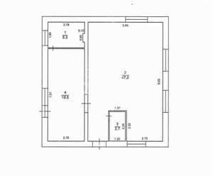 Дом 75м², 1-этажный, участок 5 сот.  