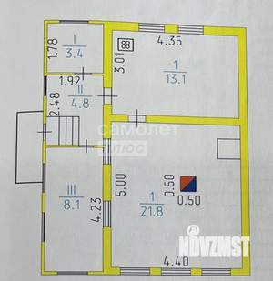 Дом 52м², 2-этажный, участок 8 сот.  