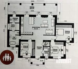 Дом 147м², 1-этажный, участок 10 сот.  