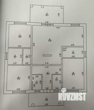 Дом 152м², 1-этажный, участок 11 сот.  