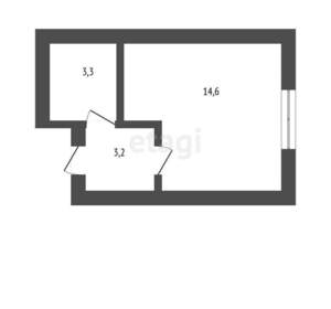 1-к квартира, на длительный срок, 19м2, 2/3 этаж