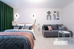 1-к квартира, посуточно, 40м2, 1/1 этаж