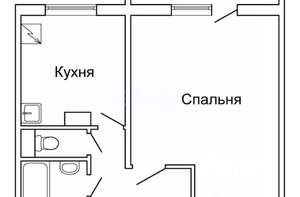 1-к квартира, на длительный срок, 42м2, 2/10 этаж