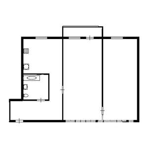 2-к квартира, на длительный срок, 46м2, 4/5 этаж