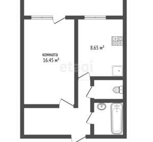 1-к квартира, на длительный срок, 36м2, 5/10 этаж