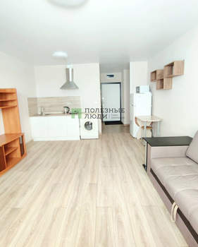 Студия квартира, на длительный срок, 30м2, 9/17 этаж