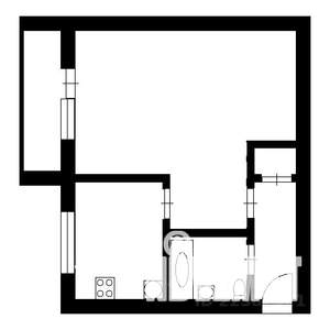 1-к квартира, на длительный срок, 34м2, 1/9 этаж