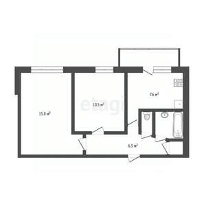 2-к квартира, на длительный срок, 45м2, 5/9 этаж