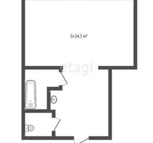 1-к квартира, на длительный срок, 20м2, 5/5 этаж