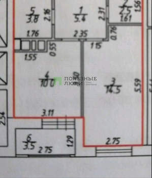 1-к квартира, на длительный срок, 36м2, 3/16 этаж