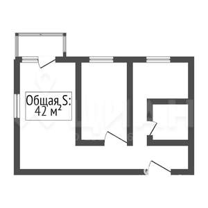 2-к квартира, на длительный срок, 41м2, 5/5 этаж