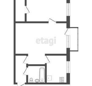 2-к квартира, на длительный срок, 45м2, 3/5 этаж