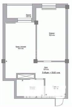 1-к квартира, на длительный срок, 36м2, 3/9 этаж