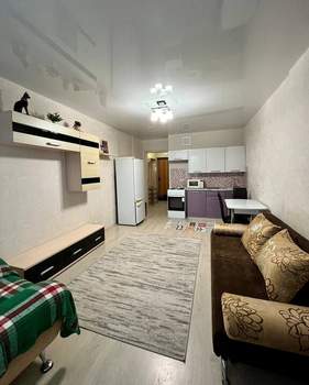 Студия квартира, на длительный срок, 25м2, 12/17 этаж