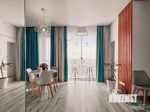 Студия квартира, посуточно, 48м2, 24/25 этаж