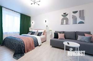 1-к квартира, посуточно, 40м2, 1/1 этаж