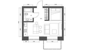 2-к квартира, на длительный срок, 43м2, 1/5 этаж