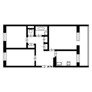 3-к квартира, на длительный срок, 66м2, 9/10 этаж