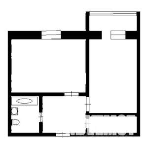 1-к квартира, на длительный срок, 29м2, 3/5 этаж