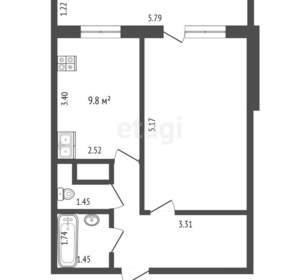 1-к квартира, на длительный срок, 36м2, 3/17 этаж