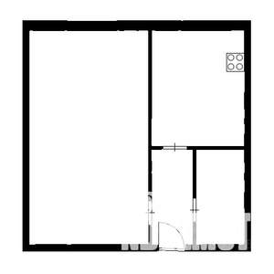 1-к квартира, на длительный срок, 30м2, 9/9 этаж