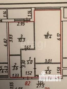 2-к квартира, на длительный срок, 42м2, 9/17 этаж