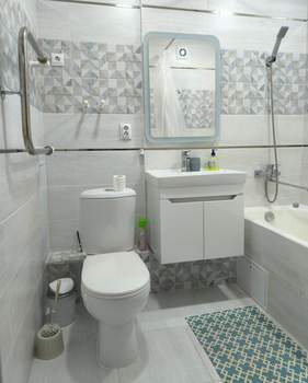 1-к квартира, на длительный срок, 34м2, 15/25 этаж