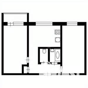 2-к квартира, на длительный срок, 44м2, 3/9 этаж