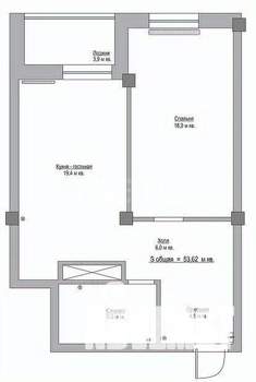 1-к квартира, на длительный срок, 32м2, 7/9 этаж