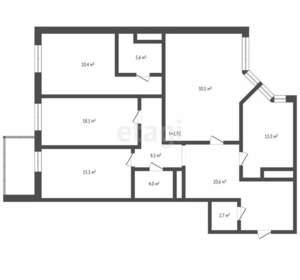 4-к квартира, на длительный срок, 75м2, 4/9 этаж