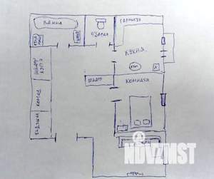 2-к квартира, на длительный срок, 46м2, 9/10 этаж
