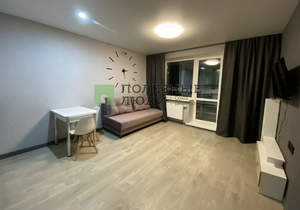 Студия квартира, на длительный срок, 26м2, 22/24 этаж